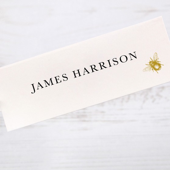 'Bumble Bee' Place Card Sample