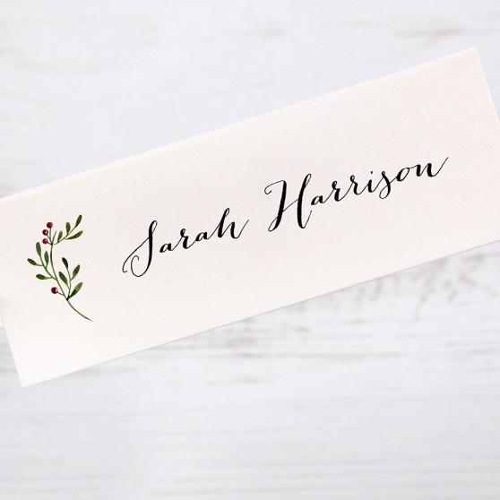 'Christmas' Place Cards