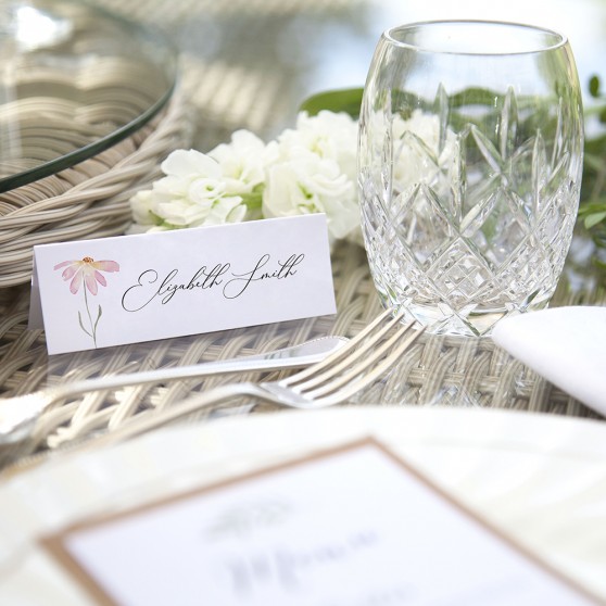 'Daisy Pink' Place Cards