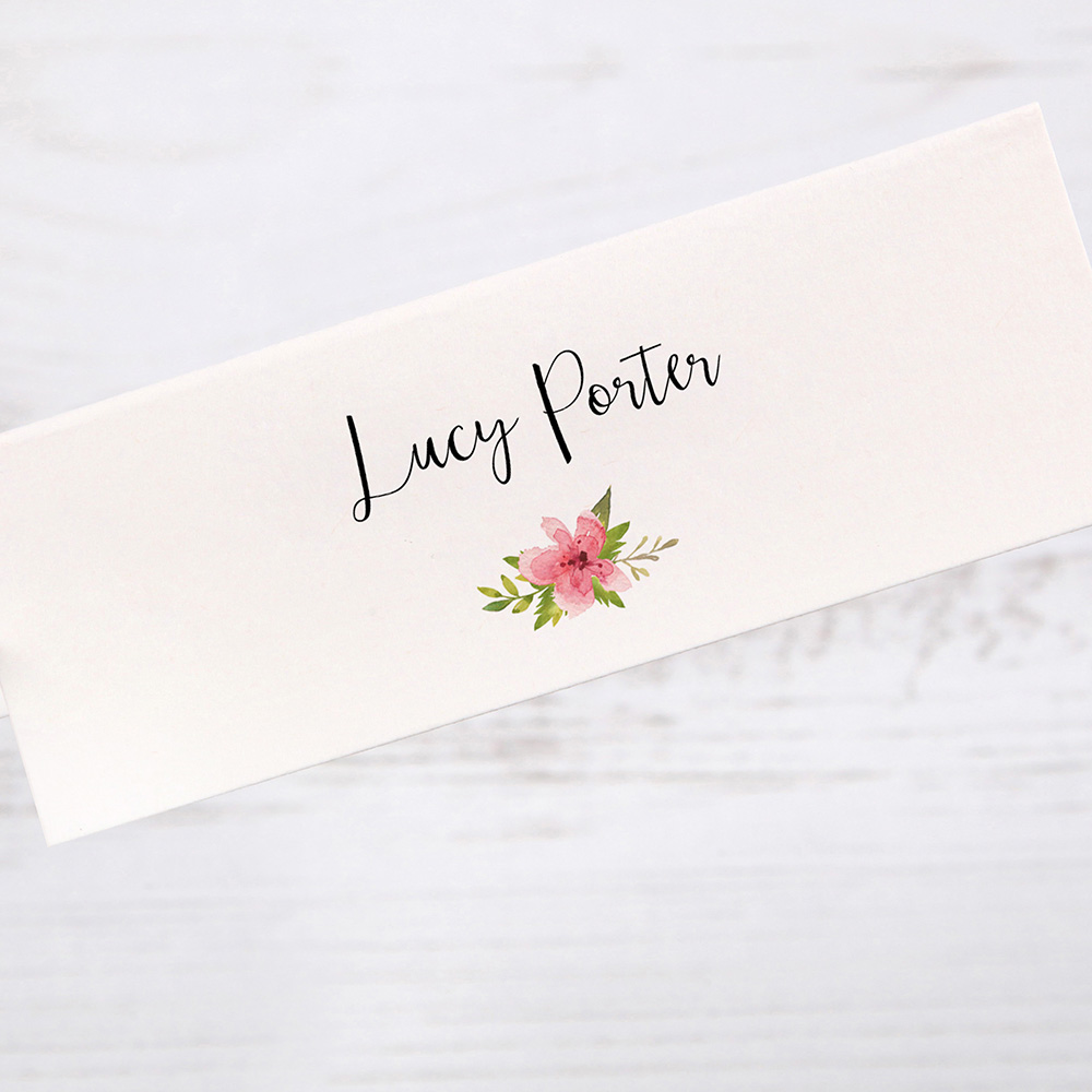 'Multi Floral (B)' Place Cards
