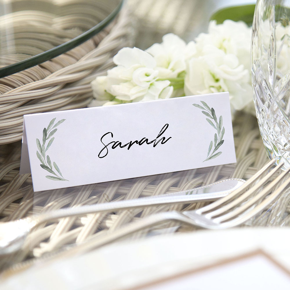 'Olive' Place Card Sample