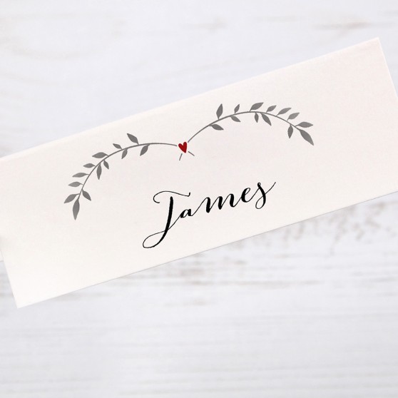 'Red Ivy Design' Place Cards