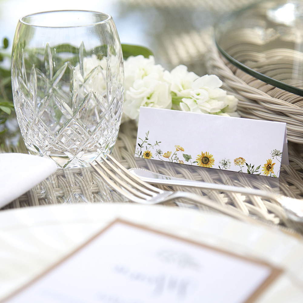 'Sunflower' Place Cards