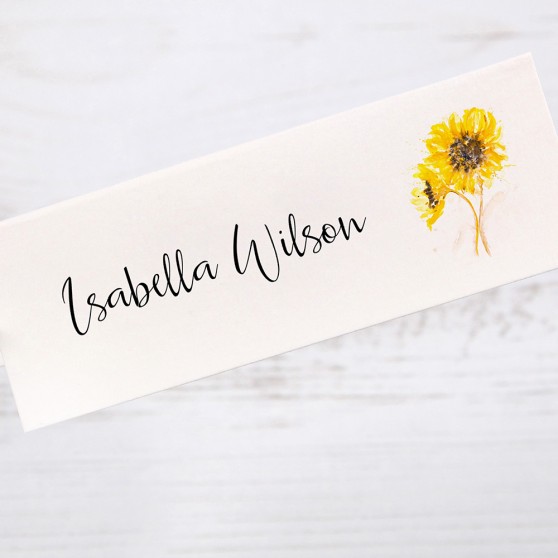 'Sunflower' Place Cards