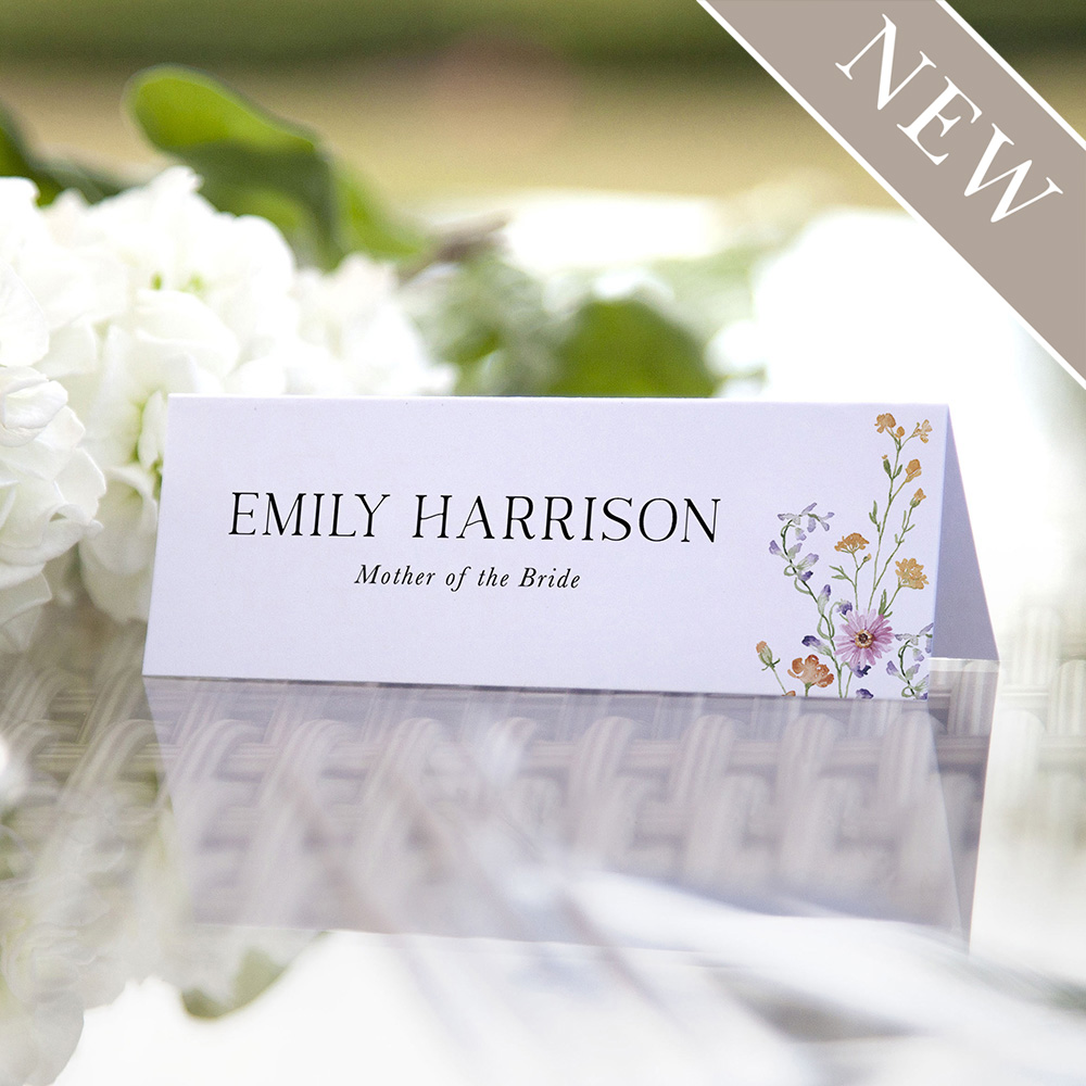 'Wild Flower Garden' Place Cards