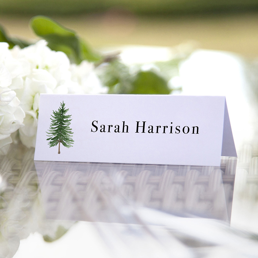 'Winter Trees WT02' Place Cards