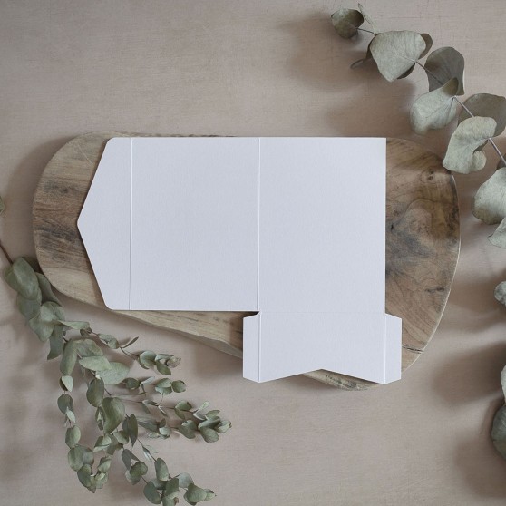 Mini A6 DIY Cream Pocketfold Envelopes
