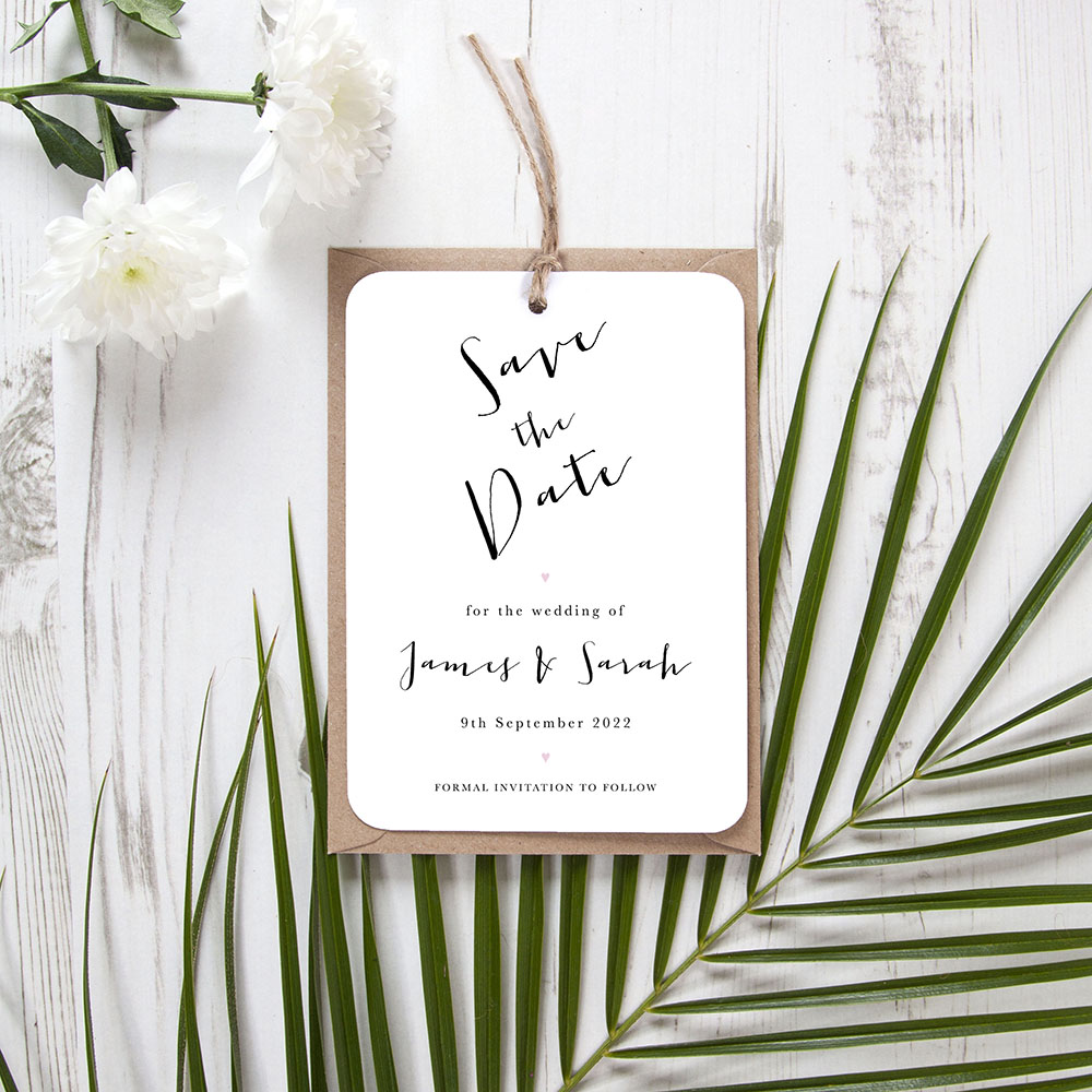 'Annie' Save the Date Tag