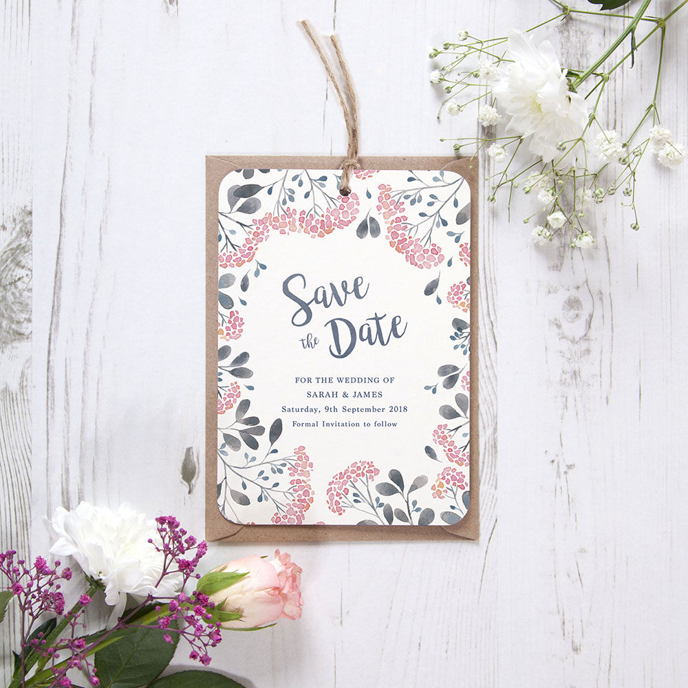 'Multi Felicity' Tag Save the Date Sample