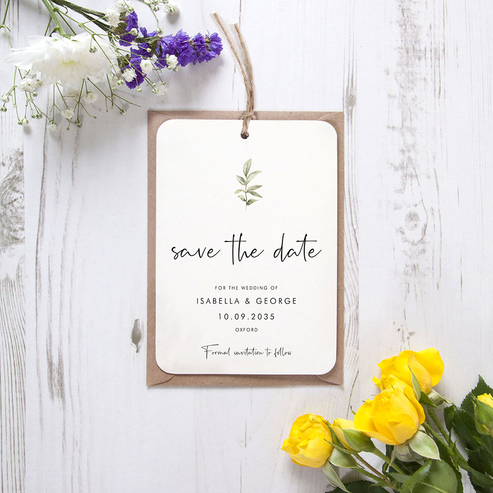 'Juliet' Tag Save the Date Sample
