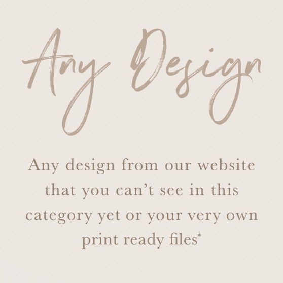 'ANY DESIGN' Save the Date