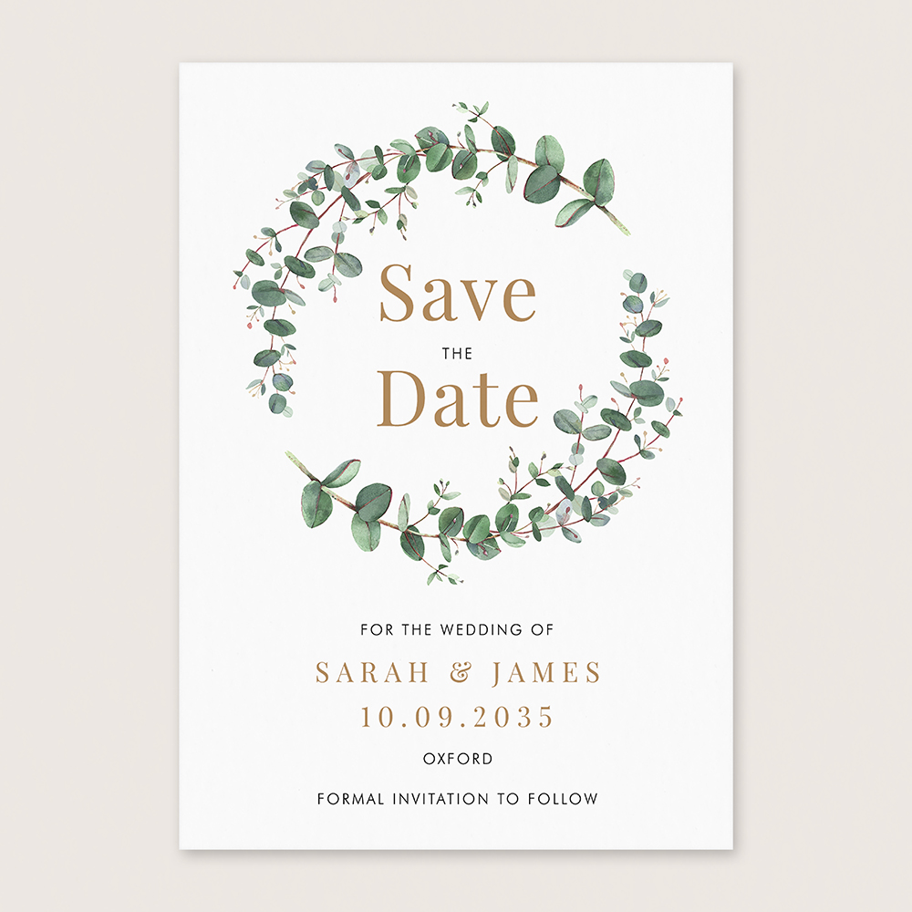 'Campagna Eucalyptus CP01' Save the Date