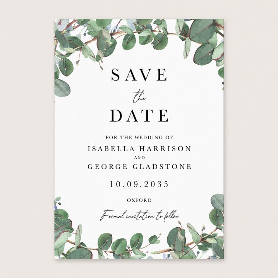 'Campagna Eucalyptus CP04' Save the Date