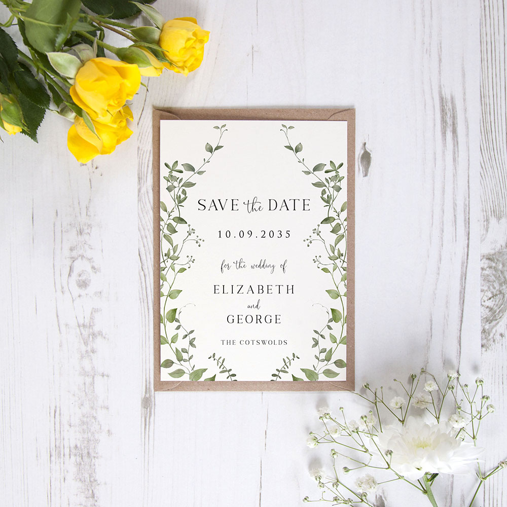 'English Garden' Save the Date