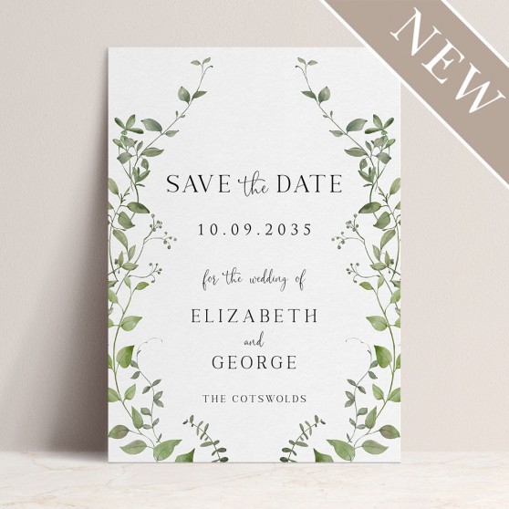 'English Garden' Save the Date