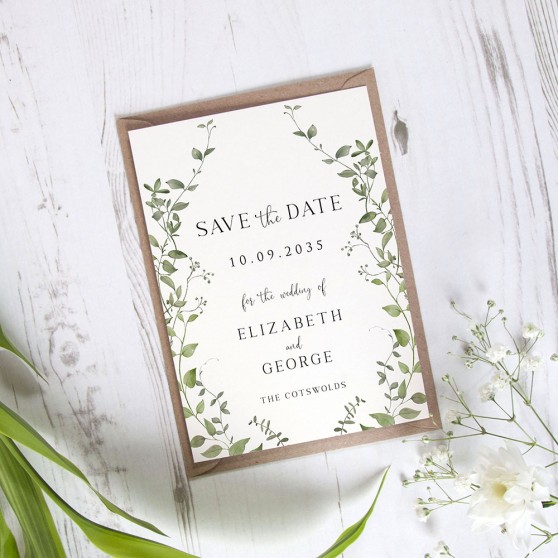 'English Garden' Save the Date