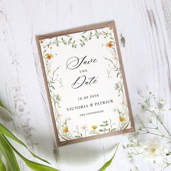 'Golden Meadow' Save the Date