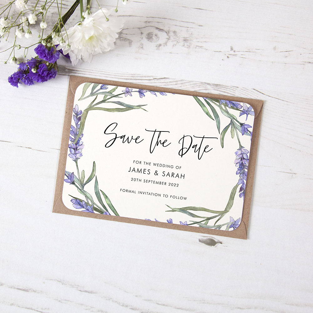 'Lavender' Save the Date