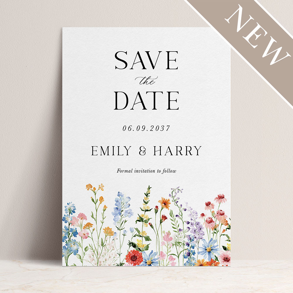 'Wildflower Garden' Save the Date