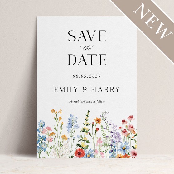 'Wildflower Garden' Save the Date