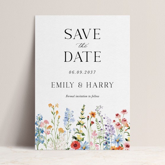 'Wildflower Garden' Save the Date