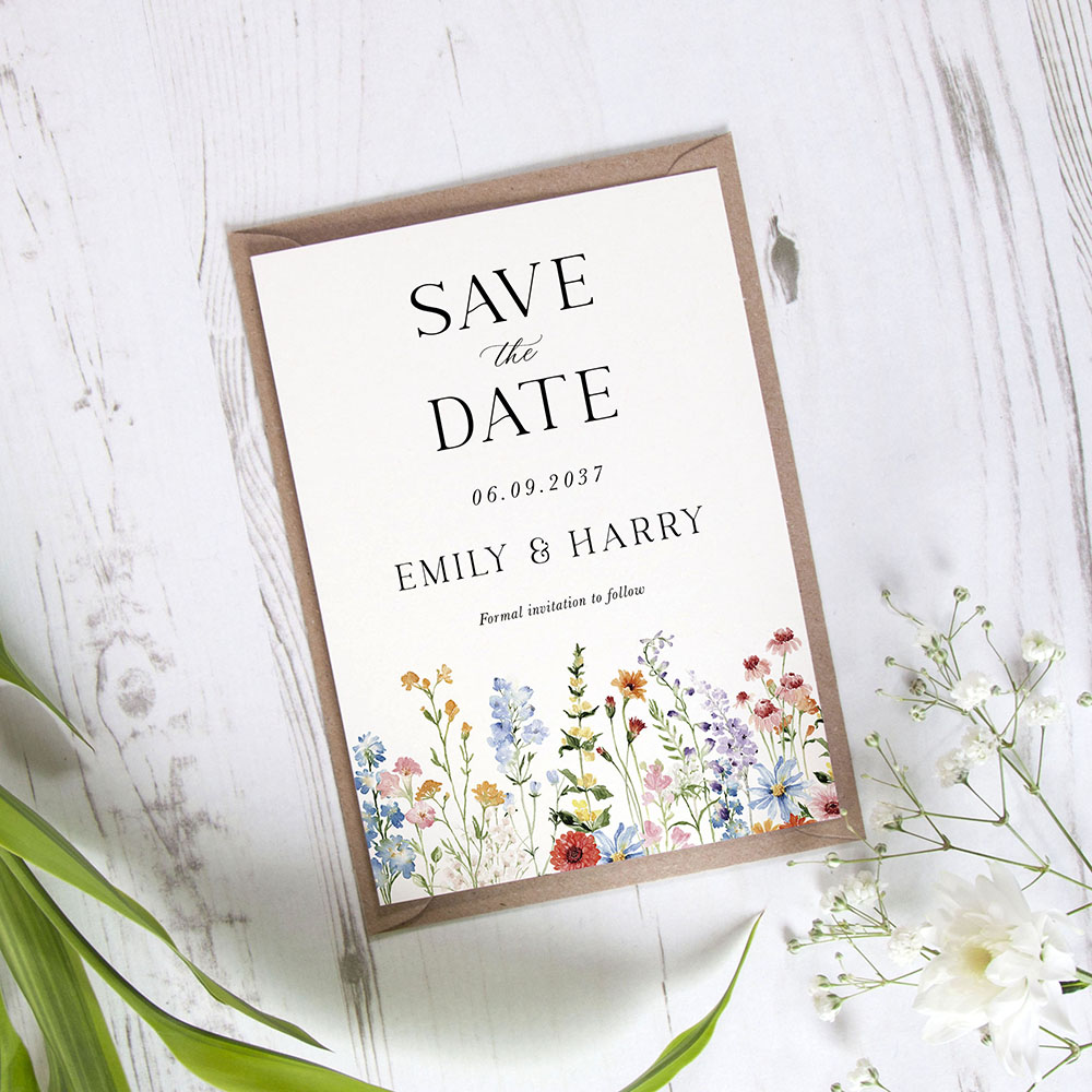 'Wildflower Garden' Save the Date