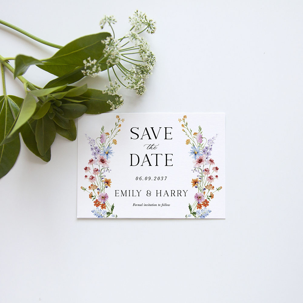 'Wildflower Garden' Save the Date