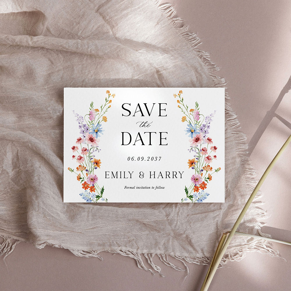 'Wildflower Garden' Save the Date