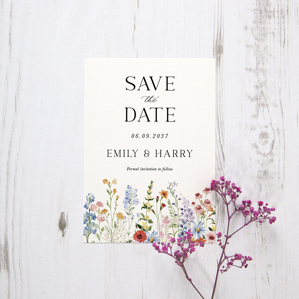 'Wildflower Garden' Save the Date