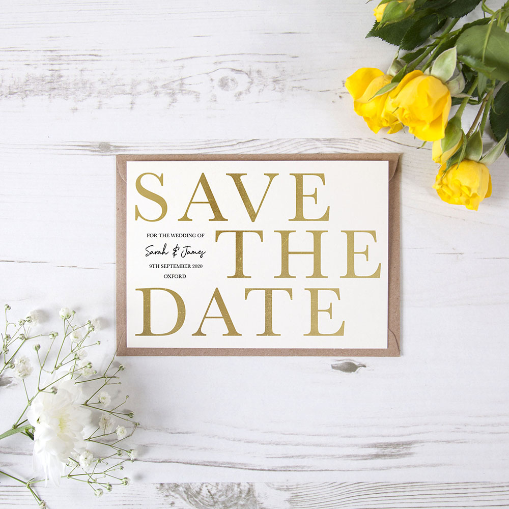 'Henry' Foil Save the Date