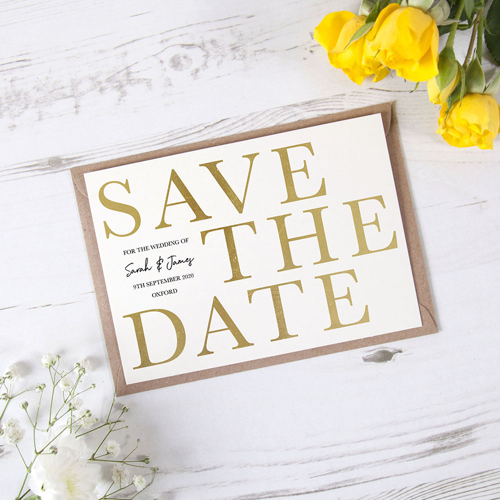 'Henry' Foil Save the Date
