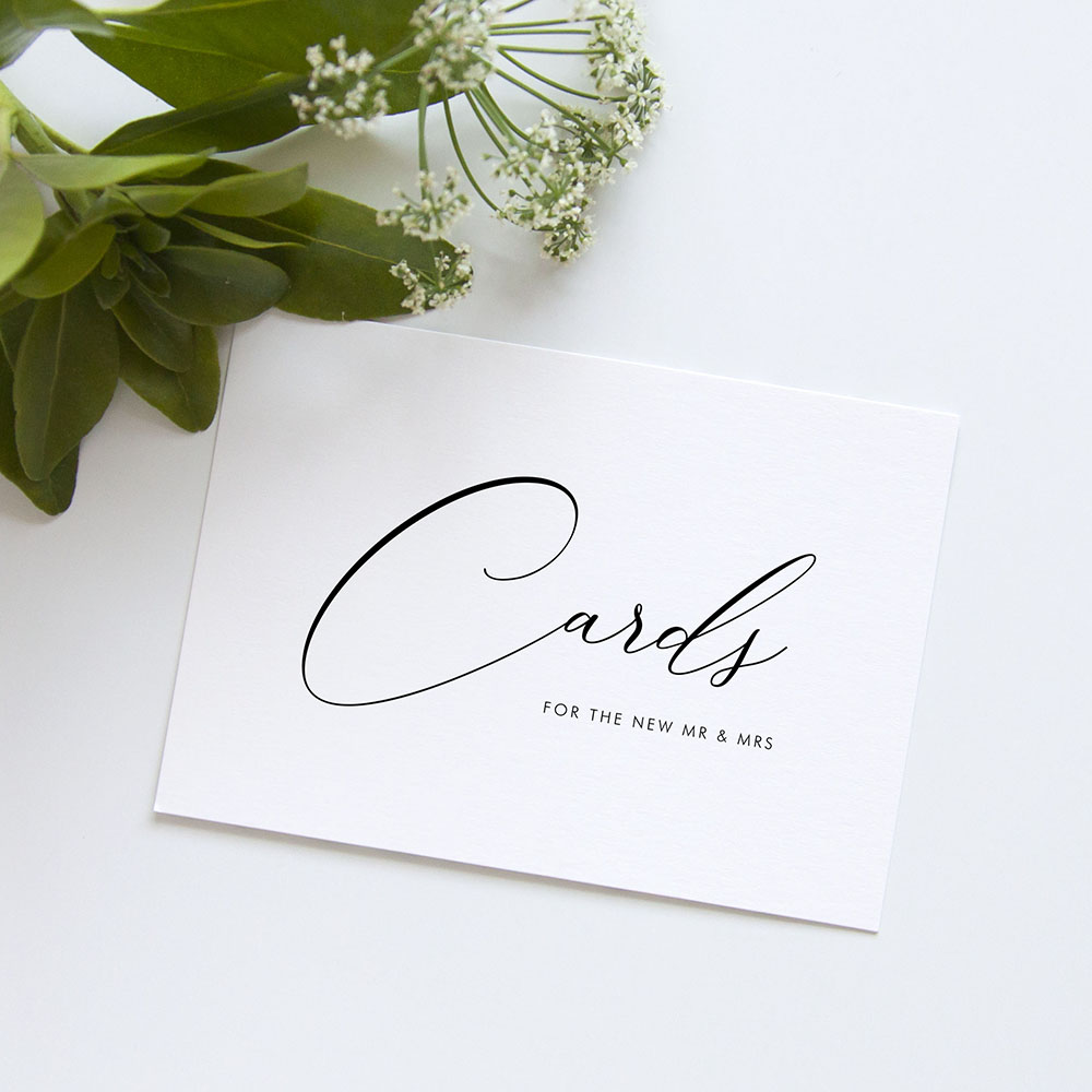 'Calligraphy 1' Cards & Gifts Sign - A5/A4/A3