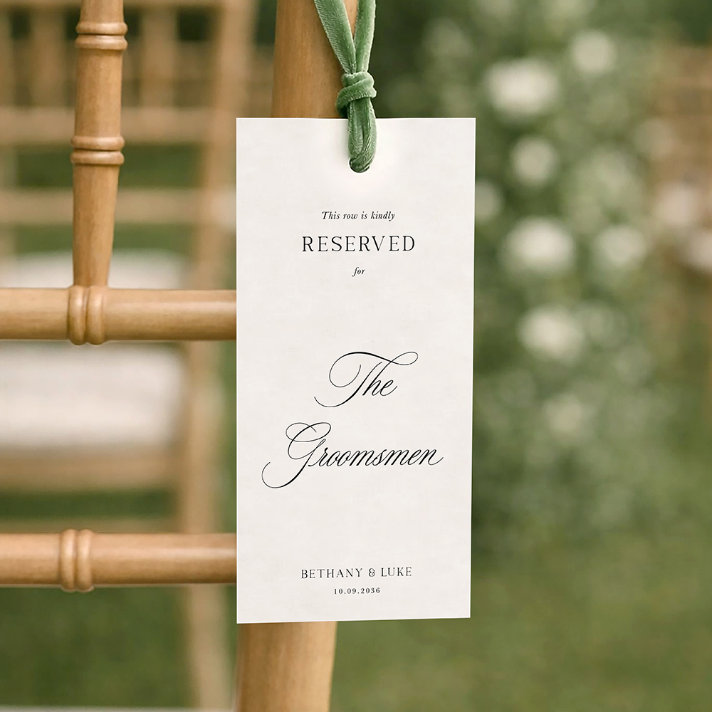 'Broadway' Reserved Seat Tags