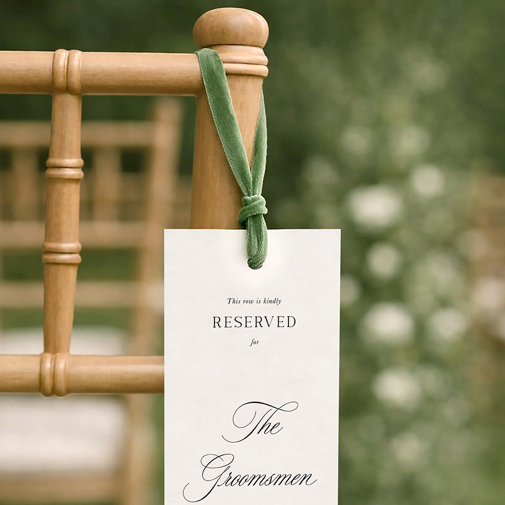 'Broadway' Reserved Seat Tags