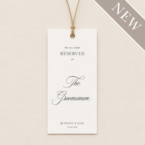 'Broadway' Reserved Seat Tags