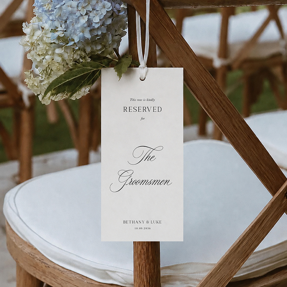 'Broadway' Reserved Seat Tags