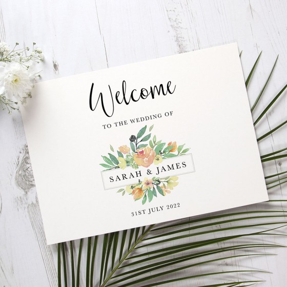 Small Welcome Signs A5, A4, A3