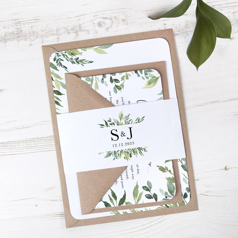 'Back to Nature' Sleeve Invite