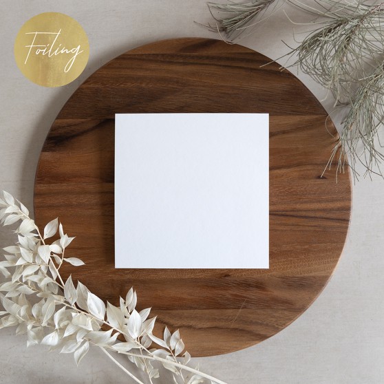 'Any Design' Square Foil Save the Date