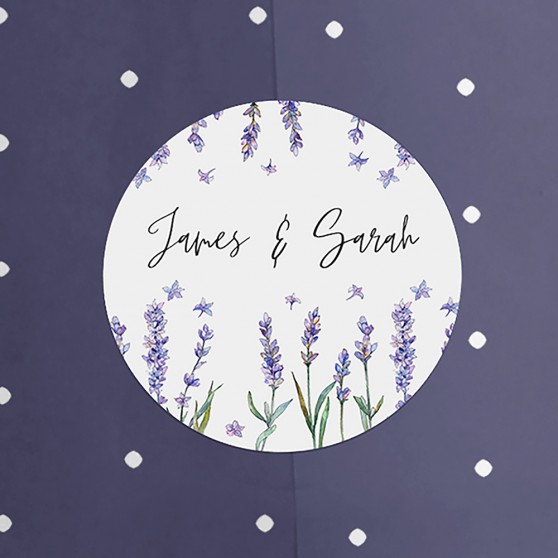 Pack of 'Lavender' Stickers