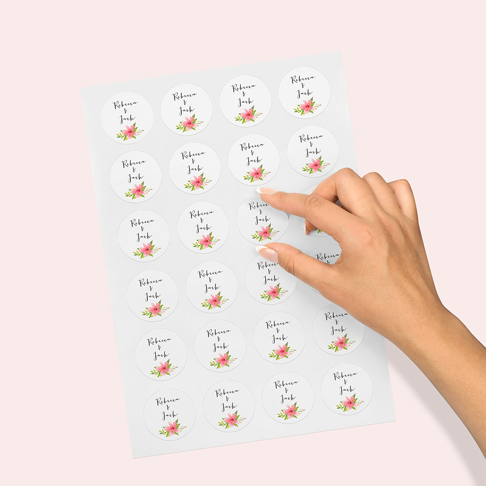 Pack of 'Pretty in Pink' Stickers