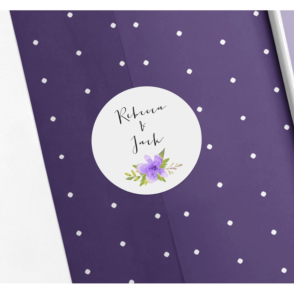 Pack of 'Pretty in Purple' Stickers
