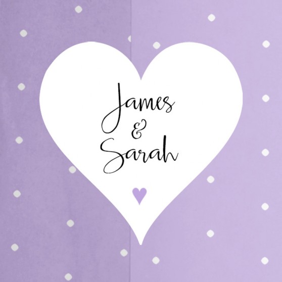 Pack of 'Purple Heart' Stickers