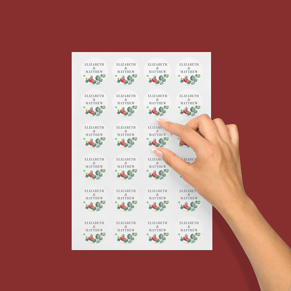 Pack of 'Red Eucalyptus' Stickers