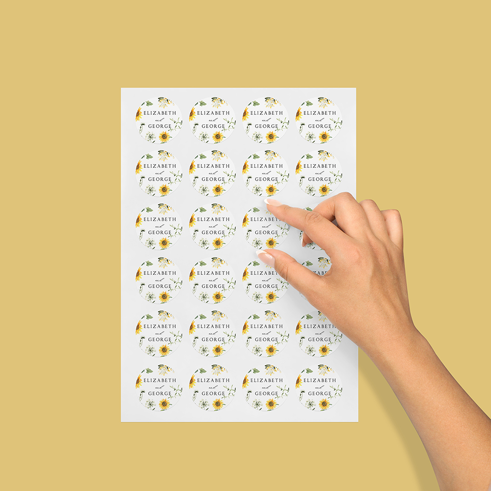 Pack of 'Sunflower' Stickers