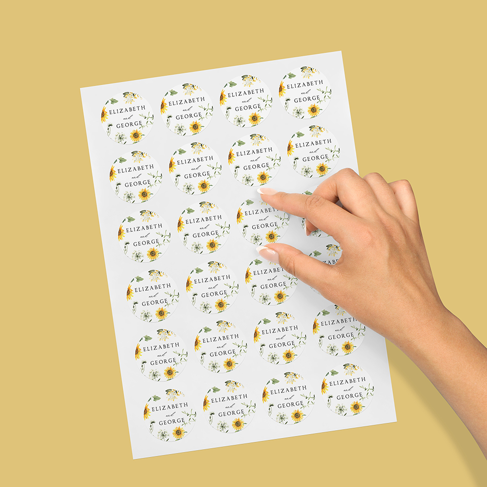 Pack of 'Sunflower' Stickers