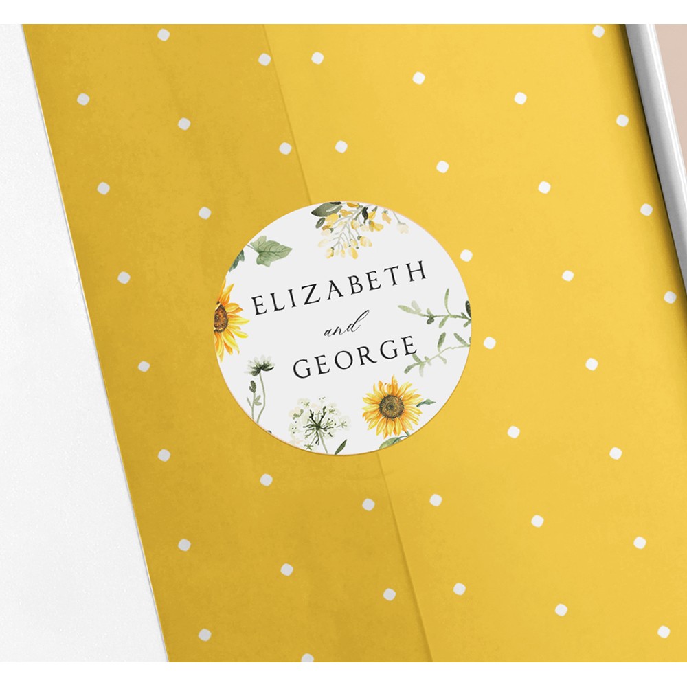 Pack of 'Sunflower' Stickers