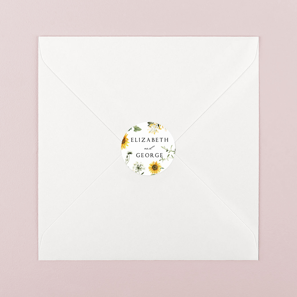 Pack of 'Sunflower' Stickers