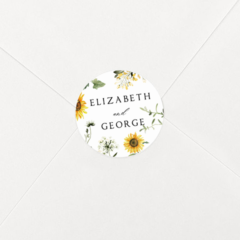 Pack of 'Sunflower' Stickers