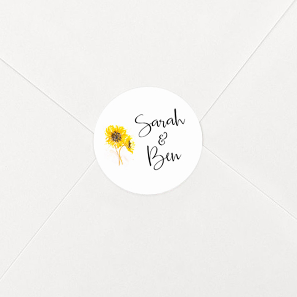 Pack of 'Sunflower 2' Stickers
